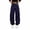 Navy, variant on Women’S High Waisted Curved Barrel Wide Leg Jeans, Vintage Washed Loose Fit Casual Trousers, Soft Denim Streetwear Pants, 1 Piece, Sizes S Through XXXXXL