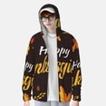 thumbnail image 2 of Balery Happy Thanksgiving 1 Sudadera ligera de manga larga con capucha y protección solar UPF 50+ para hombre y mujer, ideal para pesca y running-Large, 2 of 7