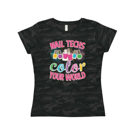 Inktastic Nail Technician Manicurist Salon Women's T-Shirt