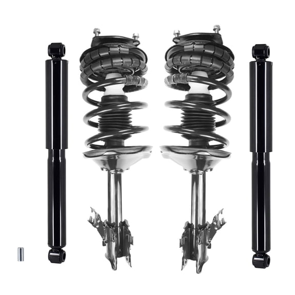 Set Front Quick Complete Strut-Coil Spring-Rear Shock For 1993-1998 Nissan Quest