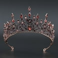 thumbnail image 3 of Tiaras de novia, coronas, accesorios para el cabello de boda, coronas para mujeres Púrpura, 3 of 7