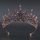 thumbnail image 3 of Tiaras barrocas, coronas, accesorios de joyería para mujer, ideales para Halloween y cosplay. Púrpura, 3 of 7