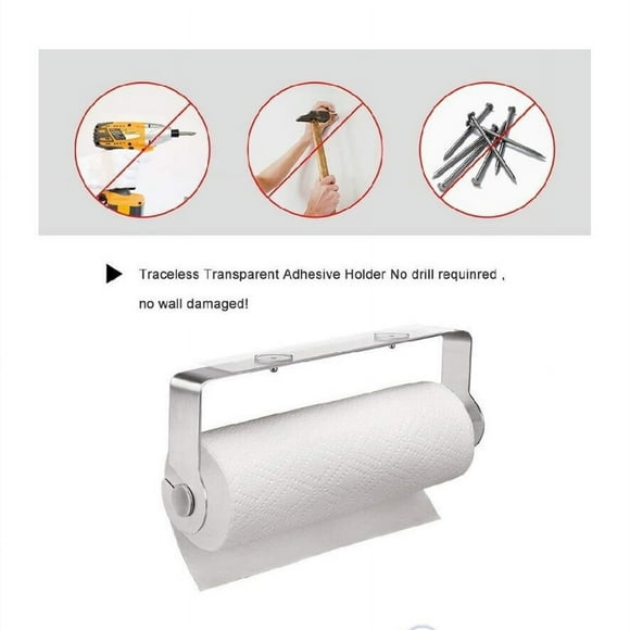 Adhesive Paper Towel Under Cabinet For Kitchen Bathroom Brushed