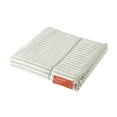 thumbnail image 5 of Beautiful by Drew Barrymore Stripe Bath Towel, Soft 100% Cotton, Sage Green, 5 of 7