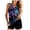 Purple, variant on Rotm Modest Bathing Suit for Women Two Piece Tankini Swimsuits for Women Tummy Control Bathing Suit with Shorts Athletic Two Side Pockets Swimwear Purple,XL