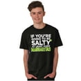 thumbnail image 4 of Sarcastic Salty Margarita Joke Plus Size Crewneck Graphic Tee Shirt Brisco Brands 4X, 4 of 5
