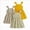 Yellow, variant on Gibobby Little Girls Summer Fashion Casual A-Line Dresses 3 Pack Cute Flutter Ruffle Strap Tank Sleeveless Outfits for 3-8 Years Girls(3-4 Years,Orange)