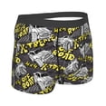 thumbnail image 4 of Uemuo White Retro Off-Road Vehicle Pattern Men's Boxer Briefs,Trunk Anti-Chafing,Comfortable, Durable, and Stylish Underwear-, 4 of 9