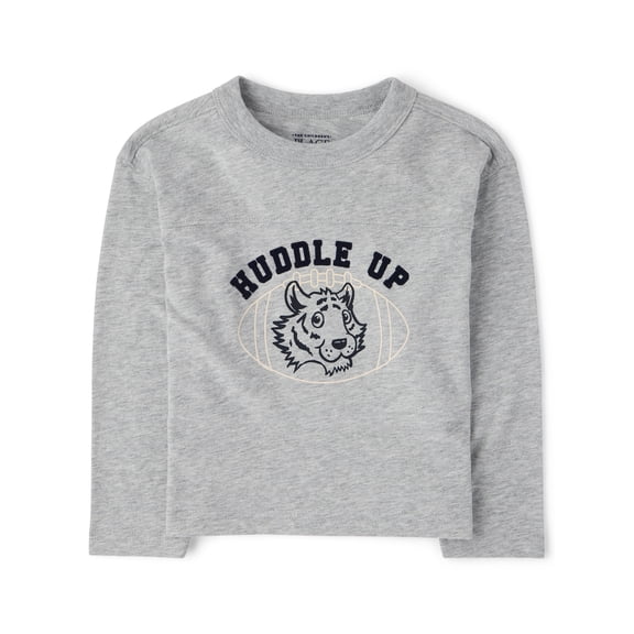 The Children's Place Baby And Toddler Boys Long Sleeve Varsity Graphic Tee, Sizes 6M-5T