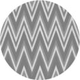 thumbnail image 1 of Ahgly Company Machine Washable Indoor Round Transitional Platinum Gray Area Rugs, 6' Round, 1 of 7