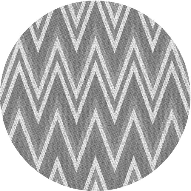 Ahgly Company Machine Washable Indoor Square Transitional Platinum Gray Area Rugs, 3' Square