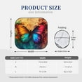 thumbnail image 3 of Saiise Vibrant Rainbow Butterfly A for Foldable Car Sun Shades (2-Pack) Offer Sun Protection with an Easy-fold Design for Convenient Windshield Shading-Medium, 3 of 6