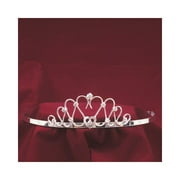Rhinestone Heart Tiara Headpiece, Brides, Quinceneras, Parties