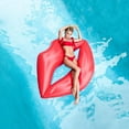 thumbnail image 2 of FUNBOY Giant Inflatable Red Lips Pool Float, Luxury Float for Summer Pool Parties and Entertainment, 2 of 10