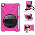 thumbnail image 4 of XYX Case for iPad Mini 5/4 Generation 7.9 inch with 360 Degree Rotating, Hand Strap, Shoulder Strap, Rose, 4 of 7