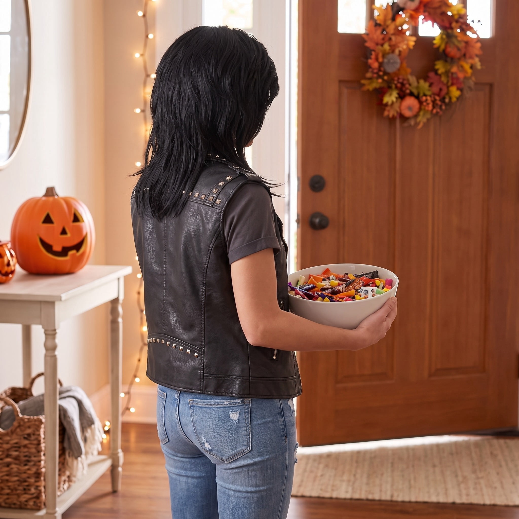 Mullet Wig Costume Accessory for Adults, Brown, Halloween by Way To Celebrate