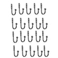 thumbnail image 6 of 20 PCS Prong Hook Coat Hooks Hanger Wall Mounted Hook Wall Hooks, 6 of 8