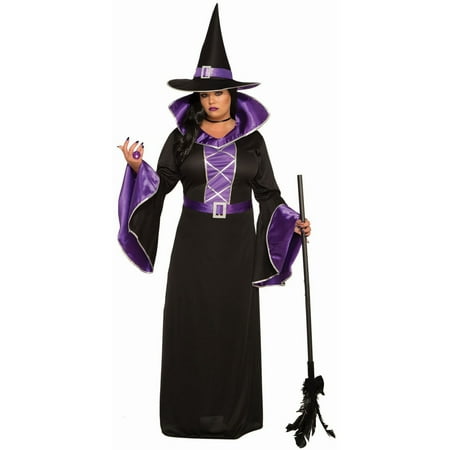 Halloween Fantasy Sorceress Plus Adult Costume