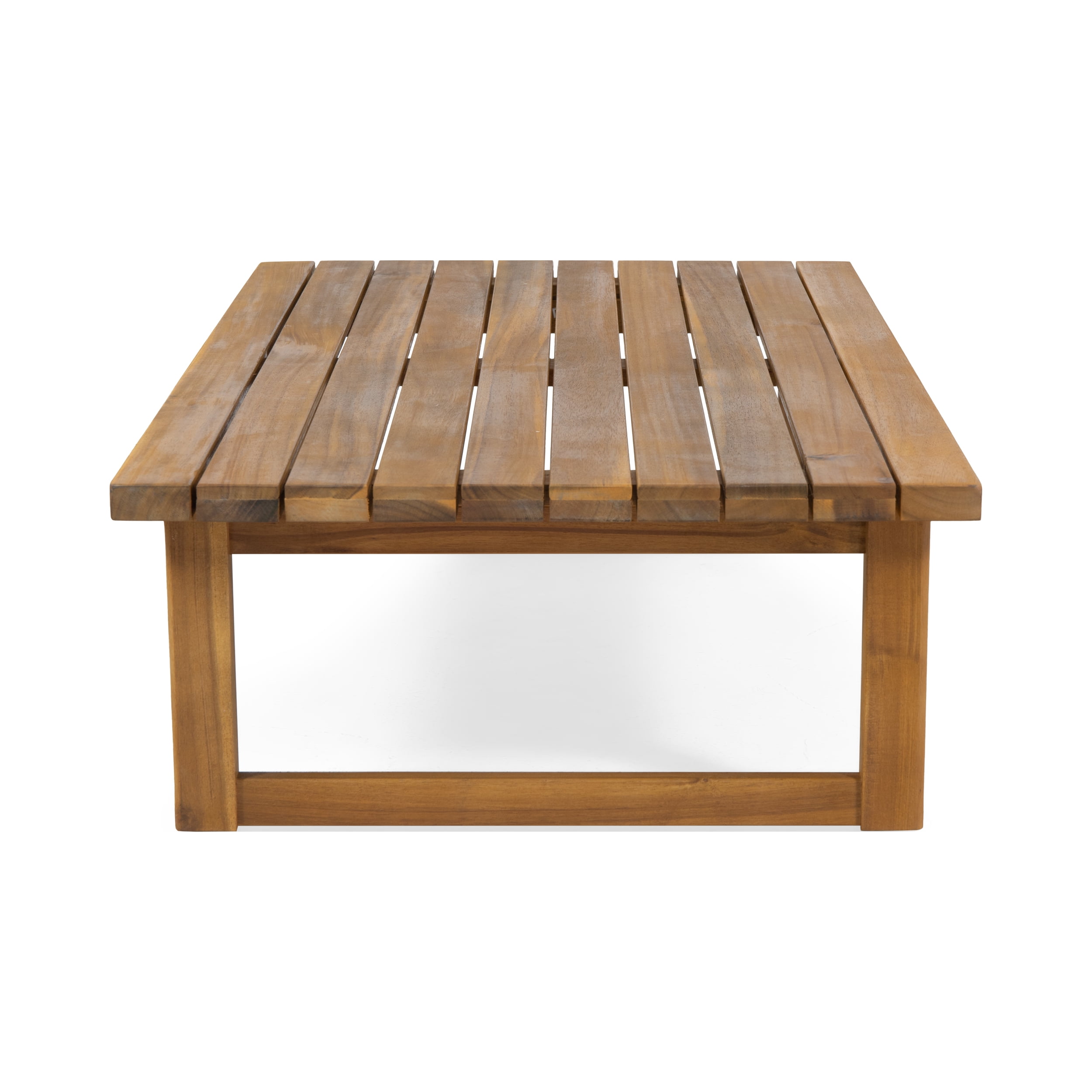 Eamonn Outdoor Acacia Wood Coffee Table, Teak Finish