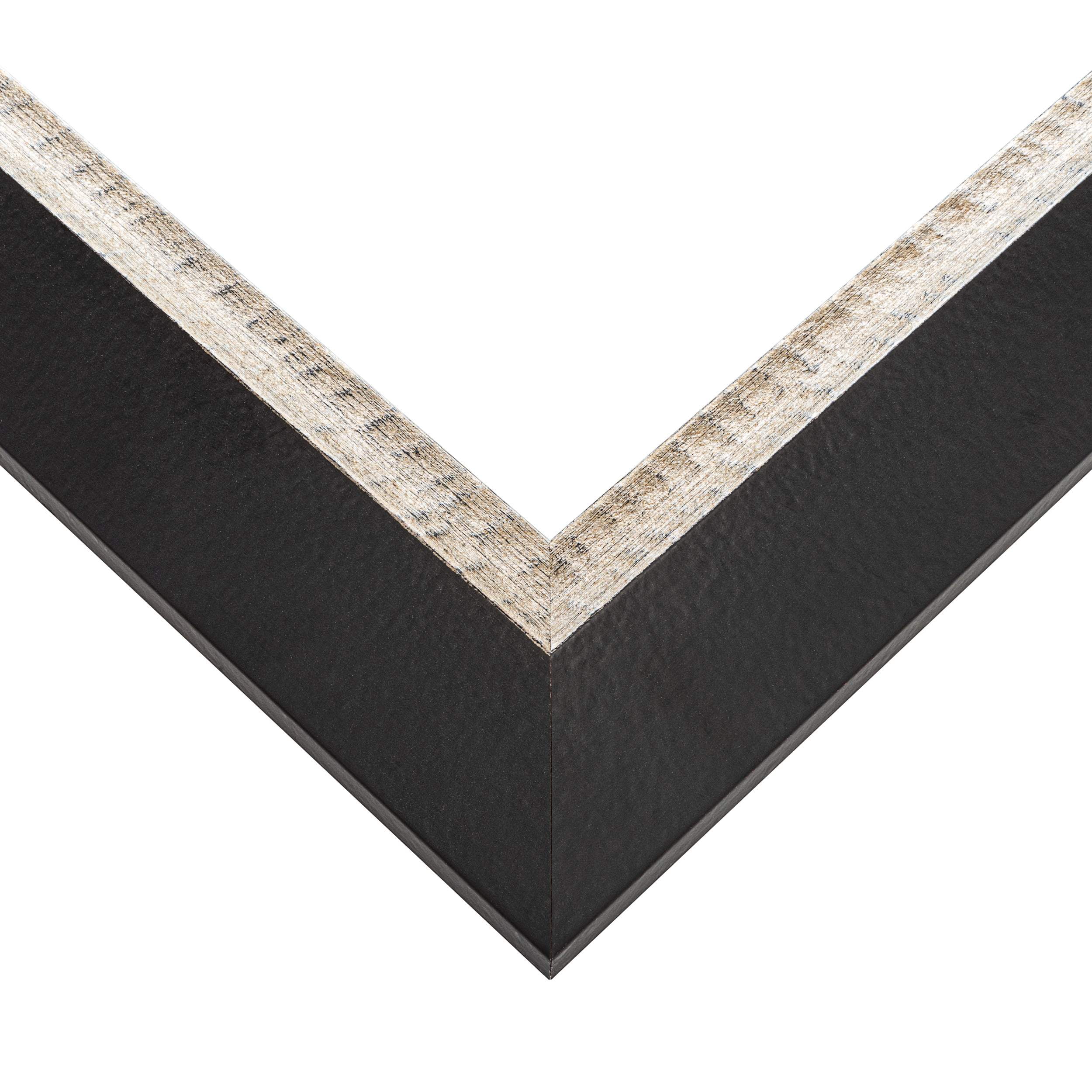 18x24 Frame Black Real Wood Picture Frame Width 2.25 Inches | Interior Frame Depth 0.5 Inches |