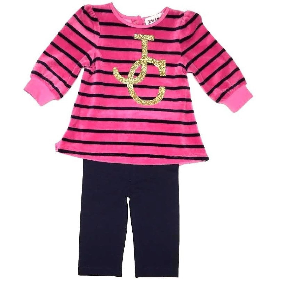 Juicy Couture Baby Girl's 2pc Legging Set 3/6M