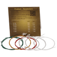 thumbnail image 5 of 18x C105 Rainbow Guitar Strings Nylon Core Colorful Coated Copper Alloy Wound(.028-.043), 5 of 5