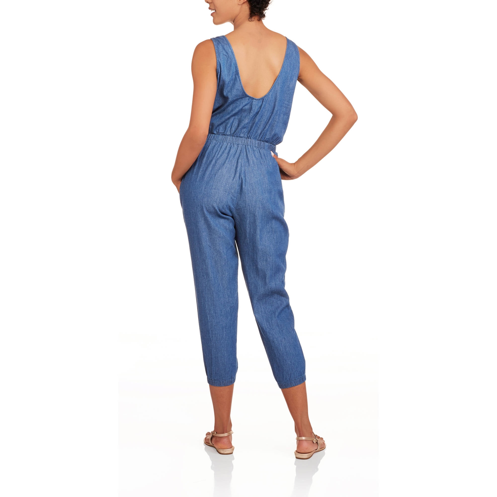 walmart blue jumpsuit