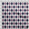 thumbnail image 4 of oneOone Polyester Spandex Purple Fabric Check Argyle Sewing Material Print Fabric By The Yard 56 Inch Wide, 4 of 5