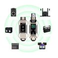 thumbnail image 4 of Wireless UHF Microphone Wired to Wireless Converter Receiver Transmitter System 6.35mm 0V 5V 48V 48KHz Capacitor Dynamic, 4 of 5