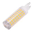 thumbnail image 3 of Bombilla G9 de 10 W, 1000 lm, 100 LED, bombilla de doble pin, lámpara LED tipo maíz para candelabro, 100-240 V, blanco natural, 4000-4500 K, 3 of 10