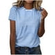 thumbnail image 1 of Camisetas de Manga Corta para Mujeres Moda Impresa Cuello Redondo Camiseta, Lentejuelas Detalle para Primavera Verano Casual Y Fiesta, 1 of 8