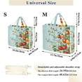 thumbnail image 2 of FORMRS Womens Corduroy Tote Bag Crossbody Shoulder Handbag with Pocket, Colorful Tomatoes, 2 of 7