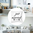 thumbnail image 6 of Set of 2, Married Pillows Cushion Cases, Double-Sided Print Short Plush Home Furnishing, 6 of 8