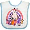 thumbnail image 3 of Inktastic Spooky Retro Halloween Ghost Boys or Girls Baby Bib, 3 of 4