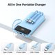 thumbnail image 2 of Cargador portátil Power Bank penaover de 10000 mAh con cable, 2 of 7