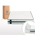 thumbnail image 2 of Zinus Comfort Colchón en Caja Queen Size con 3 capas de Memory Foam y Resortes Independientes, 30 cm de Altura Total, Aislamiento de Movimiento, Firmeza Media y Transpirable. Certificación CertiPur, 2 of 9