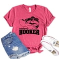 thumbnail image 1 of Weekend Hooker T-shirt Fish Lover Shirt Women's Lake Tee Fishing Tshirt Camping Shirts Fisherman Gift, 1 of 3