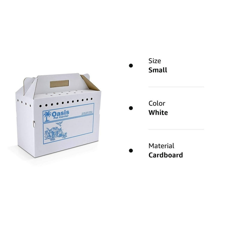 Disposable Cardboard Pet Carrier 12 Case Walmart
