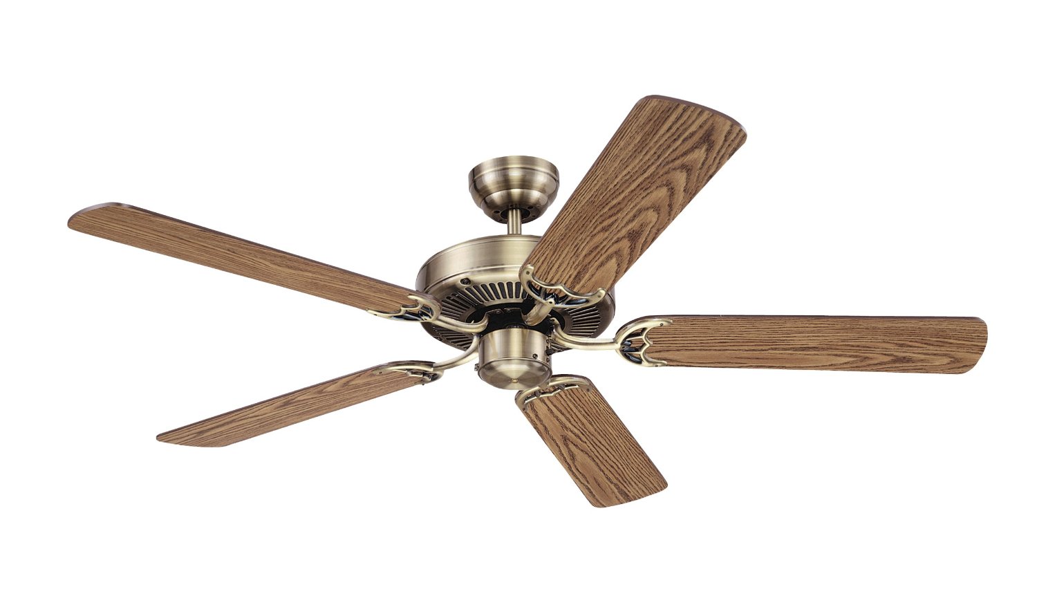 Westinghouse 78018 Contractor's Choice Ceiling Fan, 52", Antique Brass