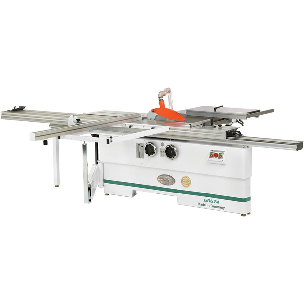 Grizzly G0674 12 6 5 Hp 3 Phase Sliding Table Saw
