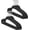 Black, variant on Non-Slip Rubber Coated Hangers, 20 Pack Plastic Clothes Hangers with 360? Swivel Hook 17.7 Inches Slim Space Saving Hangers for Adult Clothes Shirts Dresses Pants, Gray