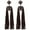 Brown, variant on Statement Thread Tassels Dangle Drop Earrings for Women