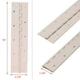 thumbnail image 2 of Tracker Boat Piano Hinge 189121 | 14 Gauge 10 Inch Beige Aluminum, 2 of 2