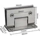 thumbnail image 5 of Frameless Glass Door Hinges Shower Room Accessories 90 Degree Glass Door Hinge Hinge Stainless Steel Bathroom Clip (sliver)(1pcs), 5 of 5