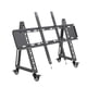 thumbnail image 3 of Soporte de TV móvil de baja altura, carrito para de piso, ahorro de espacio, estable, ángulo de visión ajustable para salas de reuniones, conf 55 pulgadas a 85 pulgadas, 3 of 8