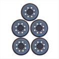 thumbnail image 1 of 5PCS Almohadilla de Respaldo de Disco de Lijado de 125 mm Rueda Abrasiva de Gancho y Bucle de 8 Orificios para Lijadora Orbital DWE6423/6423K DCW210B, 1 of 5