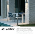 thumbnail image 5 of 1646SK-LED-Hinkley Lighting-Atlantis - 1 Light Small Outdoor Down Light Wall Lantern in Modern Style - 9 Inches Wide by 6 Inches High-Satin Black, 5 of 6