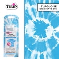 thumbnail image 2 of Tulip One-Step Turquoise Tie-Dye Kit – Single Color Fabric Dye Kit for DIY Tie Dye Projects, Up to 3 Projects, 2 of 5