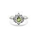 thumbnail image 2 of Qarigey Anillo de flor de loto de estilo Simple para decoración de dedos, joyería exquisita para mujer, accesorio de moda Vintage para mujer, Ropa, zapatos y accesorios Miscelánea Verde Nº 8 Qarigey  AP015024-05, 2 of 6