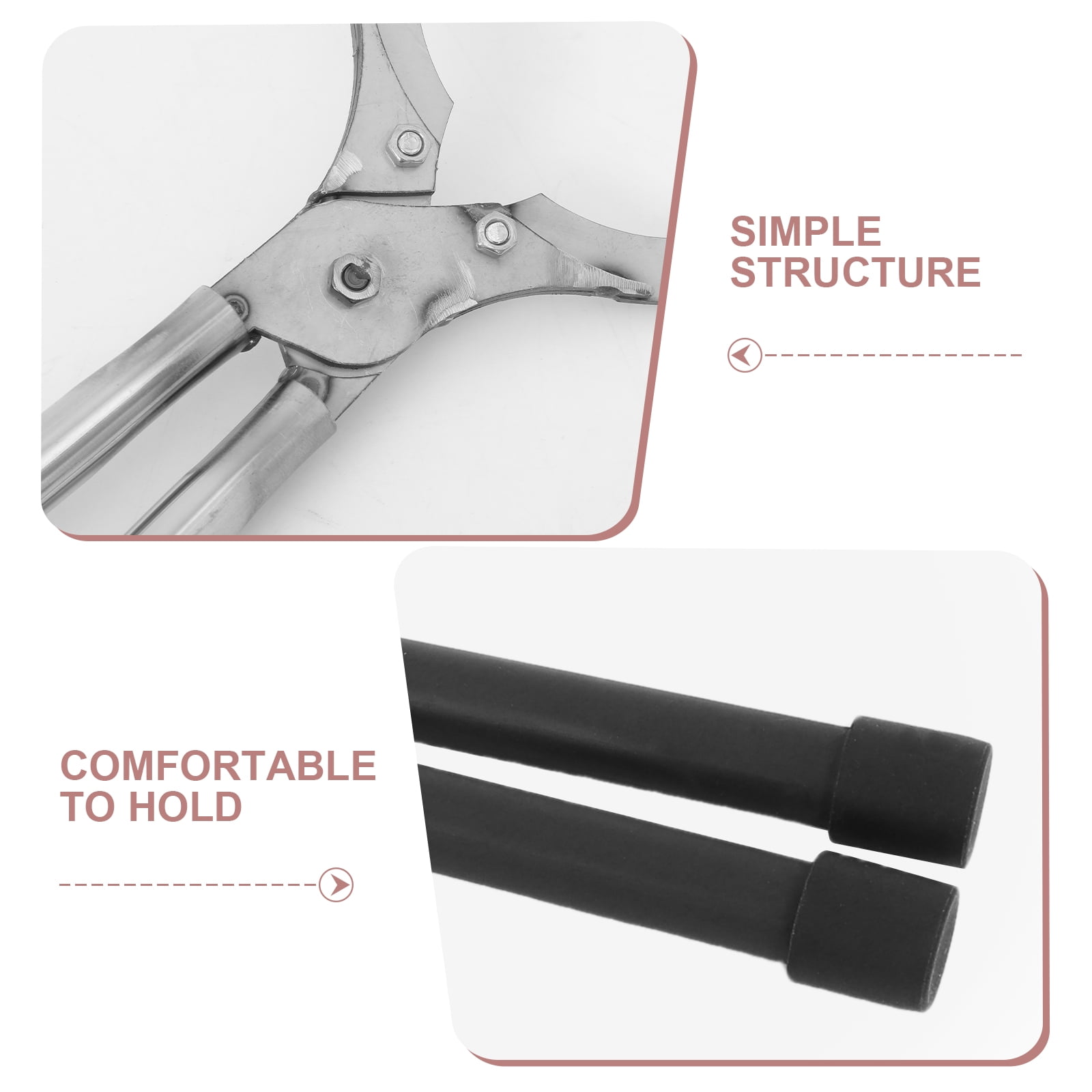 BESTYASH Stainless Steel Crucible Tongs for High Temperature Metal Smelting, Jewelry Crafting, and Safe Handling Tools